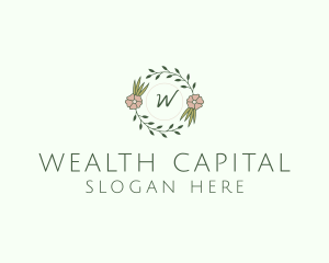 Floral Event Styling Lettermark logo design