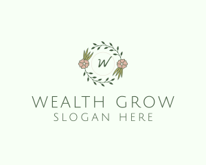 Floral Event Styling Lettermark logo design