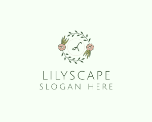 Floral Event Styling Lettermark logo design