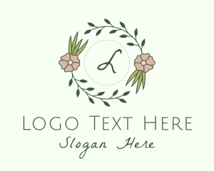 Letter - Floral Event Styling Letter logo design
