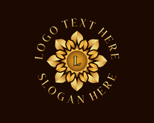 Elegant - Elegant Sun Flower Garden logo design