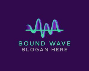 Sound Sonic Wave Echo logo design