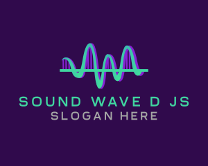 Sound Wave Echo logo design