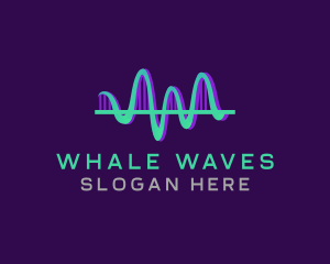 Sound Sonic Wave Echo logo design