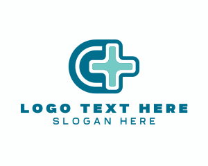 Medical Clinic Letter C logo design