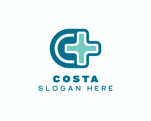 Medical Clinic Letter C logo design