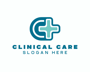 Medical Clinic Letter C logo design