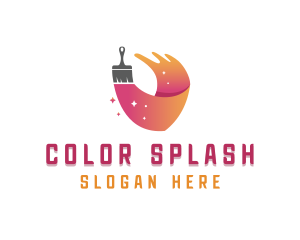 Painting - Painting Paint Brush logo design