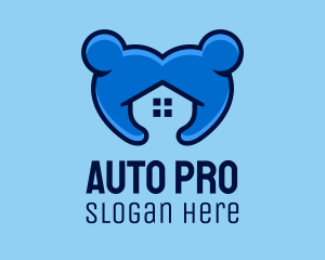 Blue People House  Logo