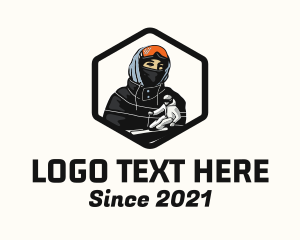 Snowboarding - Skier Winter Sports logo design