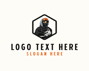 Snowboarding - Skier Winter Sports logo design