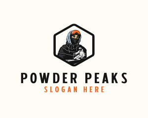 Snowboarding - Skier Winter Sports logo design