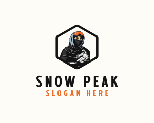 Skiing - Skier Winter Sports logo design