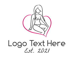 Strip Club - Beautiful Sexy Woman logo design