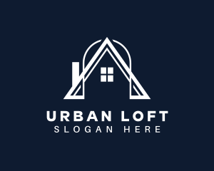 Loft - House Property Realty logo design