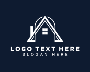 House - House Property Realty logo design