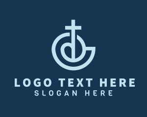 Religion - Shell Cross Religion logo design