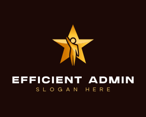 Administrator - Star Leader Human logo design