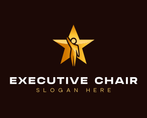 Chairman - Star Leader Human logo design