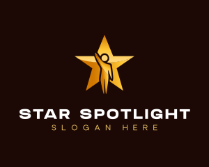 Star Leader Human logo design