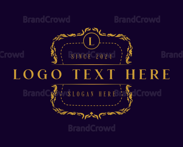 Elegant Luxury Crest Logo