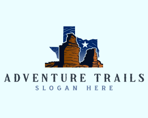 Texas Palo Duro Canyon Park logo design