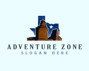 Texas Palo Duro Canyon Park logo design