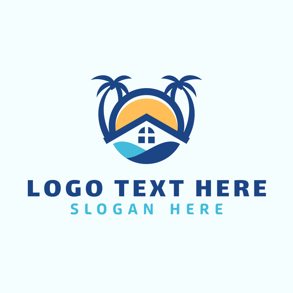 Palm Trees Resort Logo | BrandCrowd Logo Maker