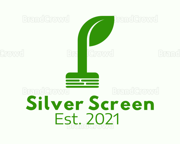 Green Seedling Sprout Logo