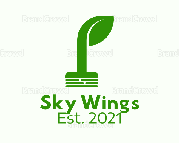 Green Seedling Sprout Logo