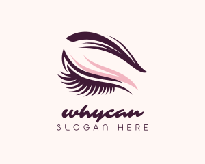 Eyelash Beauty Eyeshadow Logo