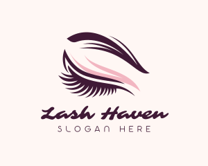 Eyelash Beauty Eyeshadow logo design