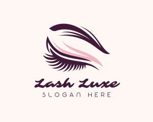 Eyelash Beauty Eyeshadow logo design