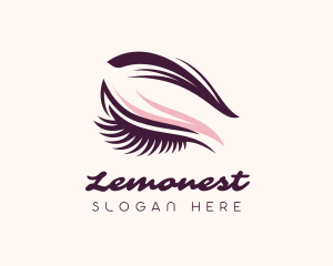 Beautician - Eyelash Beauty Eyeshadow logo design