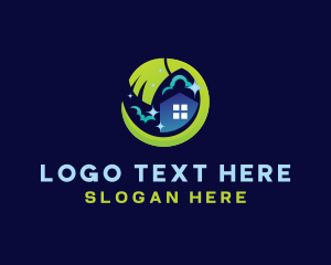Cleaning - Cleaning Mop Housekeeping logo design