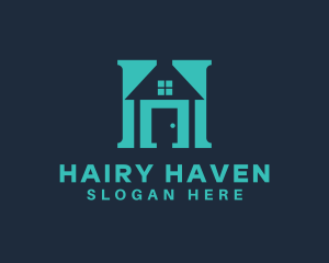 House Realty Letter H logo design