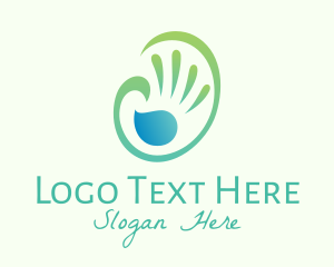 Hand - Natural Eco Hand Wash logo design