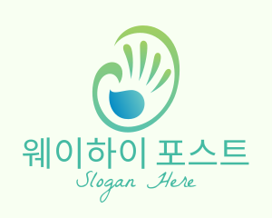 Natural Eco Hand Wash logo design