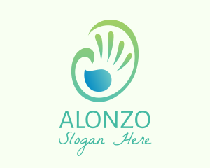 Natural Eco Hand Wash logo design