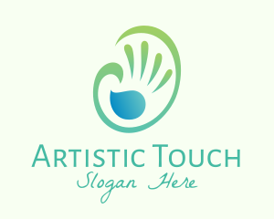 Natural Eco Hand Wash logo design