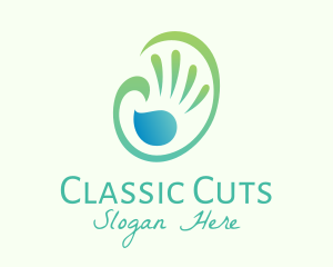 Natural Eco Hand Wash logo design