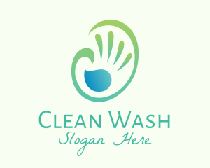 Washing - Natural Eco Hand Wash logo design