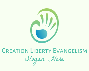 Natural Eco Hand Wash logo design