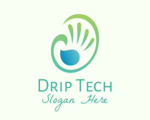 Natural Eco Hand Wash logo design