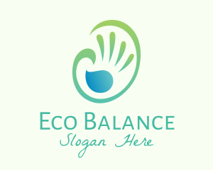 Natural Eco Hand Wash logo design