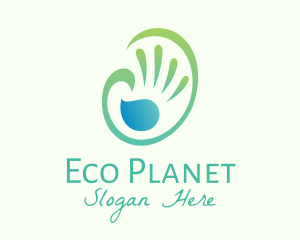 Natural Eco Hand Wash logo design