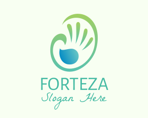 Natural Eco Hand Wash logo design