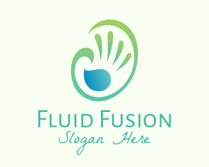 Natural Eco Hand Wash logo design