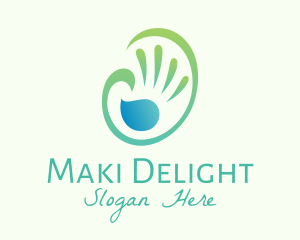 Natural Eco Hand Wash logo design