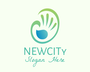 Natural Eco Hand Wash logo design